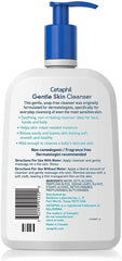 Cetaphil Hypoallergenic Gentle Skin Cleanser, Dry to Normal Sensitive Skin, Paraben, Oil and Fragrance Free, 20 Fluid Ounce, 2 Count