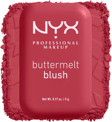 NYX Professional Makeup Buttermelt Blush, Powder Blush, up to 12 H Wear, Fade & Transfer Resistant, Feeling Butta.