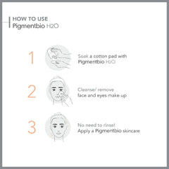 Pigmentbio H2O Água Micelar Dermatológica Clareadora, Bioderma, 250ml