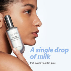 TIRTIR Ceramic Milk Ampoule (1.35 Fl Oz), 40ml (3 in 1 Skin care Triple Cream Formula)