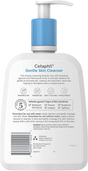 Cetaphil Oil Free Gentle Foaming Cleanser For Dry to Normal, Sensitive Skin, 8oz Pack of 2, Made with Glycerin and Vitamins B5 and E, Dermatologist Tested, Hypoallergenic, Soap Free, Fragrance Free