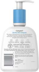 Cetaphil Oil Free Gentle Foaming Cleanser For Dry to Normal, Sensitive Skin, 8oz Pack of 2, Made with Glycerin and Vitamins B5 and E, Dermatologist Tested, Hypoallergenic, Soap Free, Fragrance Free