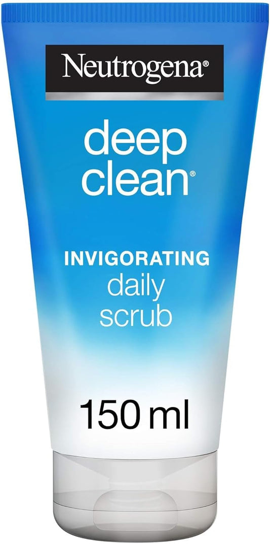 Neutrogena Deep Clean Face Wash 200ml, Gel Cleanser for All Skin Types, Including Oily, Clogged and Acne-Prone, Removes Dead Skin Cells for a Refreshed and Clear Complexion