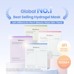 BIODANCE Rejuvenating Caviar PDRN Real Deep Mask, Overnight Hydrogel Mask, Skin Firming, Radiance, Enhancing Skin Recovery, Korean Skin Care, Valentines Day Gifts for Her | 1.19oz(34g) x 4ea