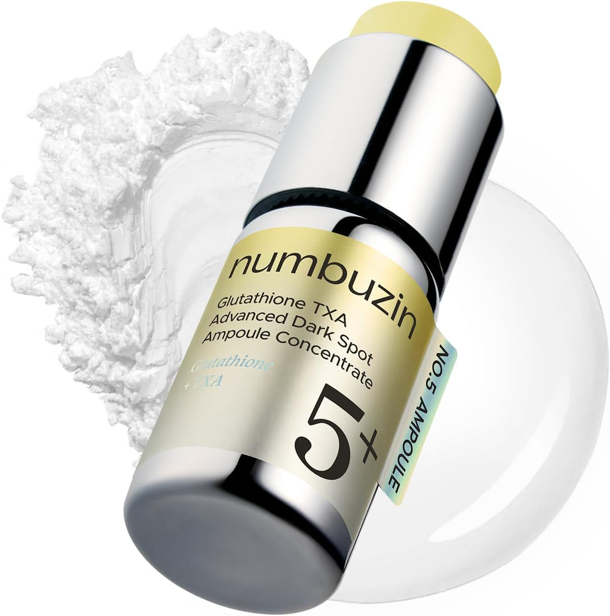 numbuzin No.5 Serum | Glutathione TXA Advanced Dark Spot Ampoule Concentrate | Tranexamic Acid, Niacinamide | Hyperpigmentation| Suitable for Sensitive Skin, Korean Skincare | 10.7g