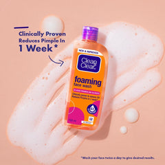 Clean & Clear Foaming Facewash for Oily Skin, Brown, 240ml