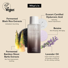 HaruHaru WONDER Black Rice Hyaluronic Toner, 5.1 Fl Oz