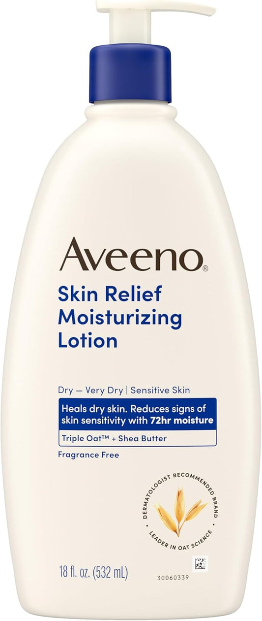 Aveeno Skin Relief Moisturizing Lotion for Unisex - 12 oz Moisturizing