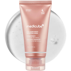 medicube Wrapping Mask PDRN Caffeine Overnight Peel Off Facial Mask | Firming, Depuffing & Hydration | Caffeine, Collagen For Refined, Glass Skin & Face Contour Support | Korean Skin Care, 2.53 fl.oz