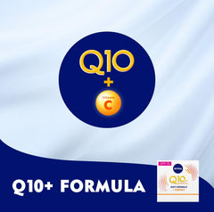NIVEA Face Cream Day Moisturizer, Q10 Plus C Anti-Wrinkle + Energy, Vitamin C, 50ml