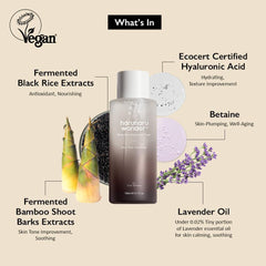 HaruHaru WONDER Black Rice Hyaluronic Toner, 5.1 Fl Oz
