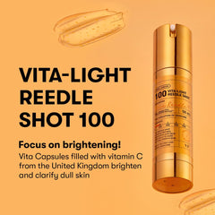 VT COSMETICS Reti-A Reedle Shot 100 Serum with Retinol (Vitamin A) & Repairing Exosome Microneedling Formula, Korean Skin Booster, 1.69 fl oz(50ml)