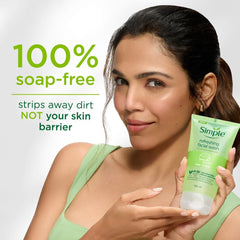 Simple Refreshing Facial Wash, Make-Up Remover With Pro-Vitamin B5, Vegan, No Perfume And Alcohol, Vitamin E Anti-Oxidant, Soap-Free, Hypoallergenic, Sensitive Skin, 150Ml