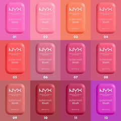 NYX Professional Makeup Buttermelt Blush, Powder Blush, up to 12 H Wear, Fade & Transfer Resistant, Feeling Butta.
