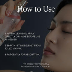 d'alba Piedmont White Truffle Vital Spray Serum, Vegan Skin Care, Calming and Hydrating Facial Mist for Red and Sensitive Skin, Glow Serum, Surfactant Free, Korean Skin Care (3.38 fl oz.)