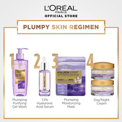 L'Oréal Paris Hyaluron Expert Moisturizer and Anti-Aging Plumping Serum with Hyaluronic Acid