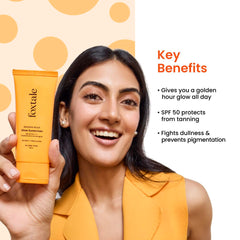 FoxTale Sunscreen SPF 50 PA++++ | Lightweight Formula | UVA & UVB Filters | No White Cast | Non-Greasy | For Men & Women | 50 ml