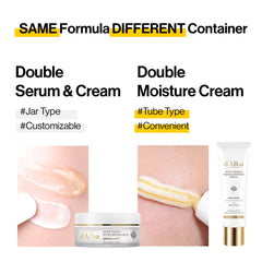 d'alba Piedmont White Truffle Double Serum & Cream, Vegan Skincare, 2-in-1 Face Moisturizer, Vegan Collagen, Skin Firming and Tightening, Non Comedogenic, All Skin Types (2.46 oz)