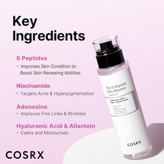 COSRX 6X Peptide Collagen Booster Toner Serum with Copper Peptides, Niacinamide & Hyaluronic Acid Skin Renewal Boosting Facial Essence for All Skin Types, Korean Skin Care, 5.07 Fl.Oz