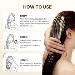 Karseell 3.38floz 100ml Collagen Hair Treatment Deep Repair Conditioning Argan Oil Collagen Hair Mask Essence for Dry Damaged Hair All Hair Types