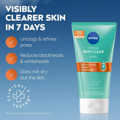 NIVEA Derma Skin Clear Toner (200ml), Cleansing and Hydrating Toner, Salicylic Acid Toner Enriched with Niacinamide to Rebalance the Skin and Remove Impurities, For Blemish-Prone Skin