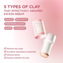 SKIN1004 Poremizing Quick Clay Stick Mask 0.95oz, 27g, Korean Face Treatment for Pore Minimizing, Pink Clay Mask with Himalayan Pink Salt & Madagascar Centella for Skin Softness, Korean Skin Care