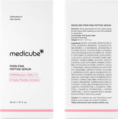 medicube Salmon DNA PDRN Pink Peptide Serum, Pink glow serum, Peptide, Niacinamide, Hydrating & Moisturizing & Firming, Uneven Skin Tone, Korean Skincare | 1.01 fl.oz. (1.01 fl.oz., Salmon DNA PDRN)