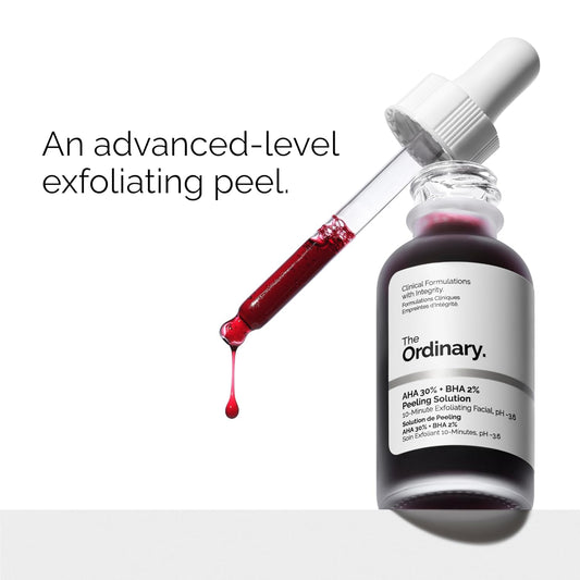 The Ordinary Bright & Hydrated Duo Skincare Set – AHA 30% + BHA 2% Peeling Solution & Hyaluronic Acid 2% + B5 – Exfoliates, Hydrates & Targets Blemishes – 1 Fl Oz Each, Vegan & Cruelty-Free