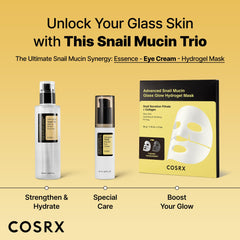 COSRX Snail Mucin Peptide Under Eye Cream, 0.84 fl oz, 73.7% Snail Mucin and Niacinamide, Eye Care, Eye Cream Anti Aging, Dark Circles, Korean Skin Care