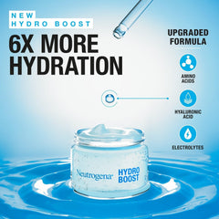 Neutrogena Face Moisturizer Water Gel, Hydro Boost, Normal to Combination Skin. For dehydrated, dull and tired-looking skin. Instantly delivers intense hydration, 50ml (Pack of 2)