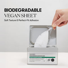 VT COSMETICS CICA Daily Soothing Mask 30 Sheets, Centella Asiatica & Hyaluronic Acid for Moisturizing & Hydrating, Instant Calm & Glow, Skin Softening Facial Mask, Korean Face Mask