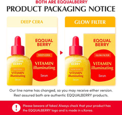 EQQUALBERRY Vitamin Illuminating Serum – Brightening Vitamin C Serum with Niacinamide | Strengthens skin barrier | Hydrates using Ceramide and Hyaluronic Acid, 1.01oz / 30ml