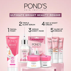 POND'S Bright Beauty Moisturizing Face Cream, Pearly Aura, for Bright Glowing Skin, 20g