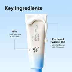Beauty of Joseon Relief Sun Aqua-Fresh Sunscreen Rice + Panthenol SPF 50+ PA++++ Lightweight Daily UV Protector for Acne-Prone Sensitive Skin Korean skincare for Men and Women 50ml