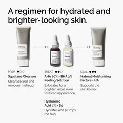 The Ordinary AHA 30% + BHA 2% Peeling Solution, Advanced Exfoliating Peel for Brighter Skin