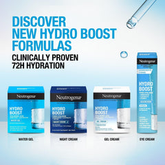 Neutrogena Face Cream Gel Hydro Boost, Quenches Dry Skin And Keeps It Looking Smooth And Supple. Lightweight, Quick-Absorbing Formula, 50Ml