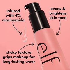 e.l.f. Power Grip Primer, Gel-Based & Hydrating Face Primer For Smoothing Skin & Gripping Makeup, Moisturizes & Primes, 0.811 Fl Oz (24 ml)