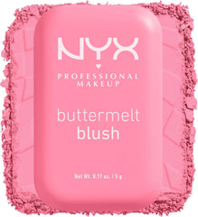 NYX Professional Makeup Buttermelt Blush, Powder Blush, up to 12 H Wear, Fade & Transfer Resistant, Feeling Butta.