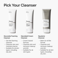 The Ordinary Squalane Cleanser, Facial Cleansing Balm and Hydrating Makeup Remover