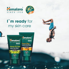 Himalaya Men Intense Oil Clear Lemon Face Wash Gently Cleanses Impurities & Removes Excess Oil -100ml