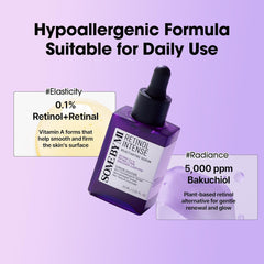 SOME BY MI Retinol Intense Reactivating Serum – 1.01oz, 30ml – Korean Bakuchiol Retinol Serum for Face Firming – Improves Signs of Aging, Minimizes Pore Size & Refines Skin Texture – Korean Skin Care