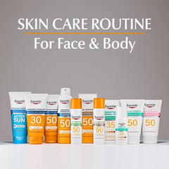 Eucerin Sun Age Defense SPF 50 Face Sunscreen Lotion with Hyaluronic Acid, Hypoallergenic, Non-Comedogenic Sunscreen SPF 50 Free of Fragrance, Oxybenzone and Octinoxate, 2.5 Fl Oz Bottle