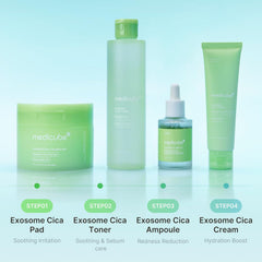 medicube Exosome Cica Tea Tree Cream for Sensitive Skin with Centella Asiatica help reduce redness and breakouts. | Low-irritating, Moisturizing Daily Texture Care | Korean Skincare | 1.7 fl oz