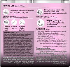 POND'S Bright Beauty Serum Night Cream, with Niacinamide, Vitamin E, and Glycerin, 50g