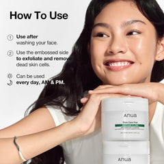 ANUA Heartleaf 77 Toner Pad 70 Sheets, PHA Dead Skin Care Low pH with Korean toner pads, Daily exfoliating, Quick & Easy Facial Mask With Hearleaf, Korean Skin Care