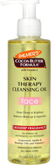 Palmer's Cocoa Butter Formula Skin Therapy Cleansing Oil Face|Natural Rosehip,Grapeseed,Jojoba Oil & Vitamin E|Deep Cleans & Brightens Remove Make-Up & Impurities|All Skin Types-190ml