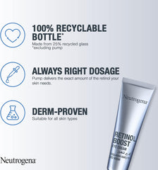 Neutrogena Retinol Boost Night Cream, Fights visible signs of ageing and reduces the appearance of wrinkles, dryness, and age spots, 50ml