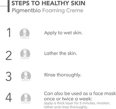 BioDerma Pigmentbio Foaming Cream Brightening Exfoliating Cleanser, 200 ml