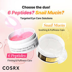 COSRX Snail Mucin Peptide Under Eye Cream, 0.84 fl oz, 73.7% Snail Mucin and Niacinamide, Eye Care, Eye Cream Anti Aging, Dark Circles, Korean Skin Care