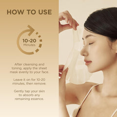 SKIN1004 Centella Watergel Sheet Ampoule Mask - Soothing, Hydrating, 5 Count